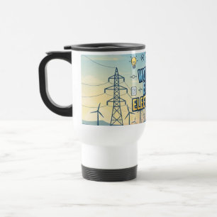 Worlds Best Electrician Travel Mug 