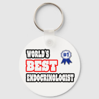 World's Best Endocrinologist Keychain
