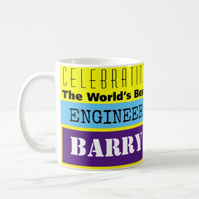 World's Best Engineer Coffee Mug (Left)