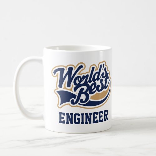 Worlds Best Engineer Gift Coffee Mug