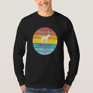 World's Best English Foxhound Dog Dad T-Shirt