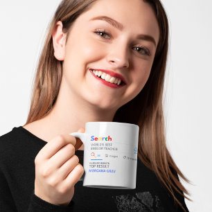 WORLDS BEST ENGLISH TEACHER FUN Top Search Result Coffee Mug
