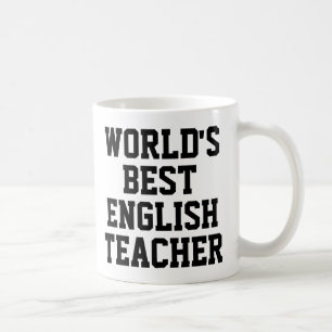 World's Best English Teacher Gift Mug