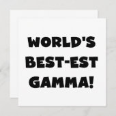 World's Best-est Gamma Black and White (Front/Back)