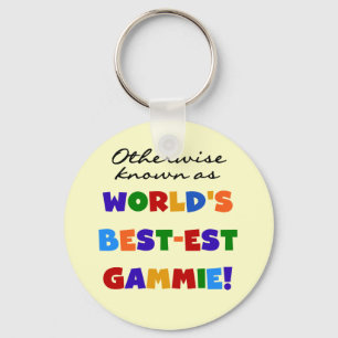 World's Best-est Gammie T-shirts and Gifts Keychain