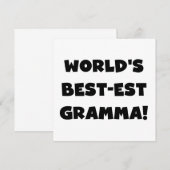 World's Best-est Gramma Black or White (Front/Back)