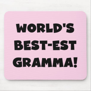 World's Best-est Gramma Black or White Mouse Pad
