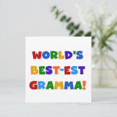 World's Best-est Gramma Bright Colors (Standing Front)