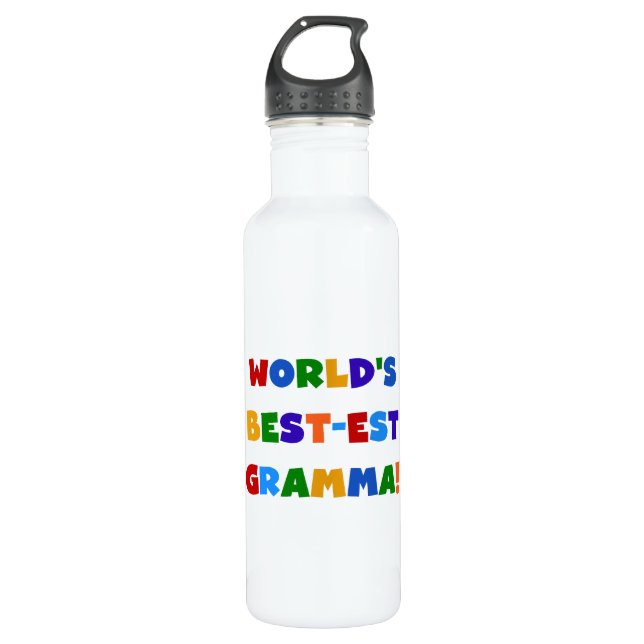 World's Best-est  Gramma Stainless Steel Water Bottle (Front)