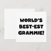 World's Best-est Grammie Black or White Gifts (Front/Back)
