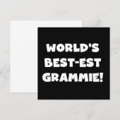World's Best-est Grammie White T-shirts and Gifts (Front/Back)
