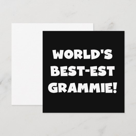 World's Best-est Grammie White T-shirts and Gifts (Front/Back)