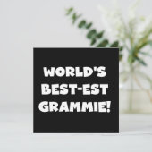 World's Best-est Grammie White T-shirts and Gifts (Standing Front)