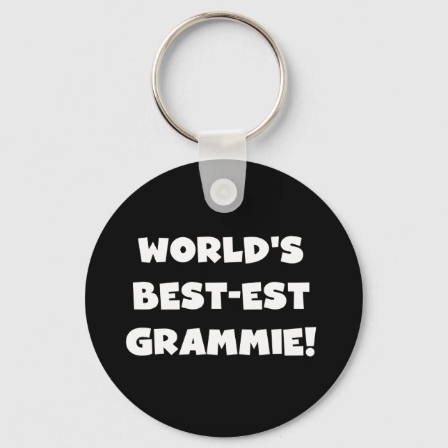 World's Best-est Grammie White T-shirts and Gifts Keychain (Front)