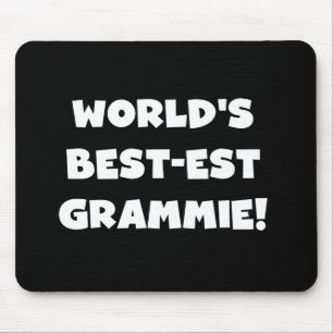 World's Best-est Grammie White T-shirts and Gifts Mouse Pad
