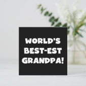 World's Best-est Grandpa Black or White Text (Standing Front)