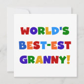World's Best-est Granny Bright Colors (Front)