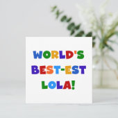World's Best-est Lola T-shirts and Gifts (Standing Front)