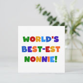 World's Best-est Nonnie Bright Colors Gifts (Standing Front)
