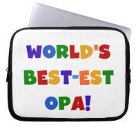 World's Best-est Opa Bright Colors Gifts