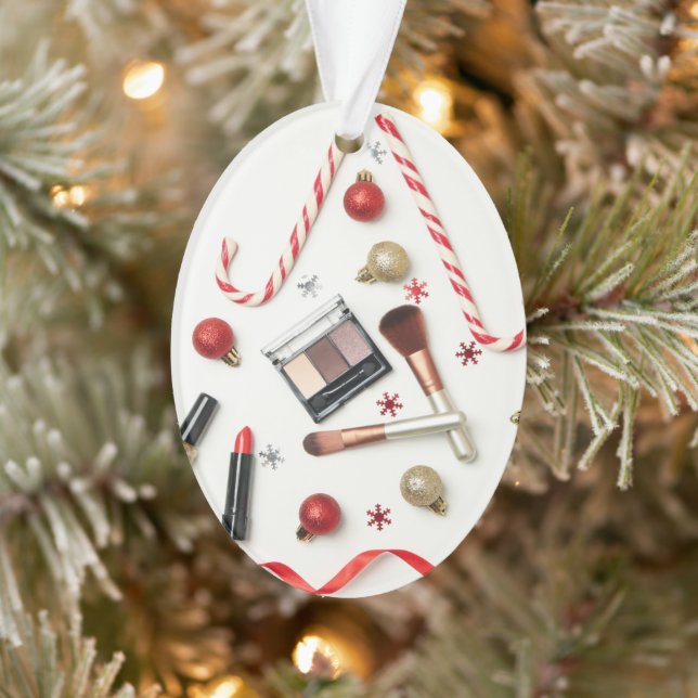 World's best esthetician or makeup artist ornament (Tree)