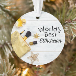 World's best esthetician ornament