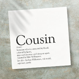 World&#39;s Best Ever Cousin Definition Napkins