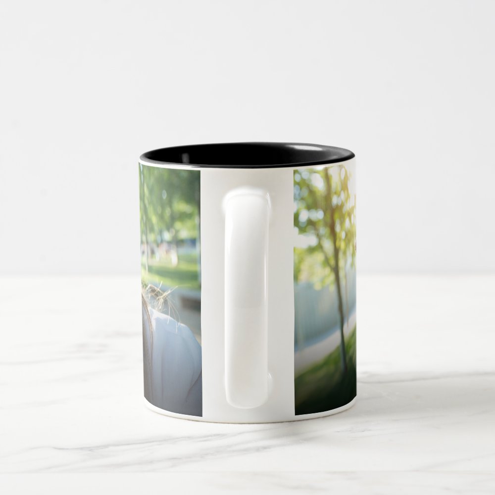 Discover World's Best Ever Cousin Definition Photo Two-Tone Coffee Mug