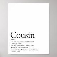 World's Best Ever Cousin Definition