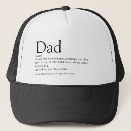 World&#39;s Best Ever Dad Daddy Father Definition Cool Trucker Hat