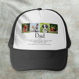 World&#39;s Best Ever Dad Father Definition Photo Fun Trucker Hat