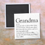 World's Best Ever Grandma, Grandmother Definition Magnet