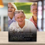 Worlds Best Ever Grandpa, Grandad, Papa Definition Photo Block<br><div class="desc">Personalize for your special grandpa,  grandad,  papa or pops to create a unique gift. A perfect way to show him how amazing he is every day. Designed by Thisisnotme©</div>