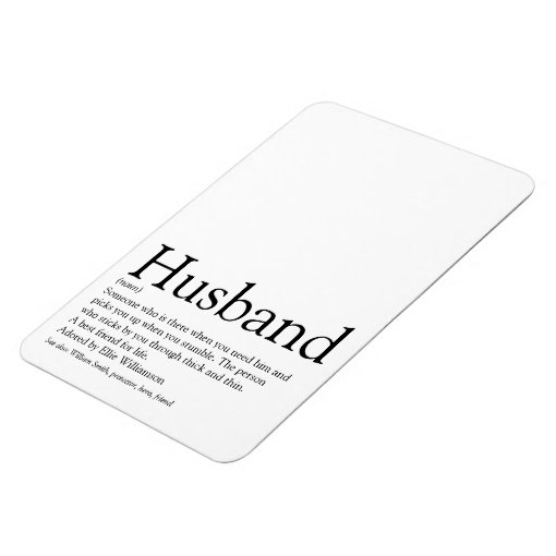 World's Best Ever Husband Definition Magnet | Zazzle