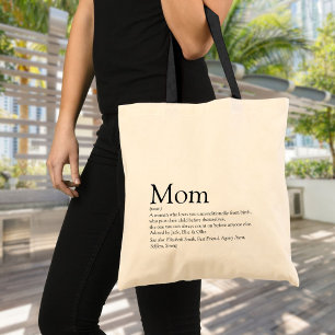 World's Best Ever Mom Mum Mother Definition Tote Bag