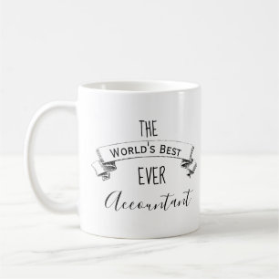 Worlds' Best Ever Personalised Accountant Coffee Mug