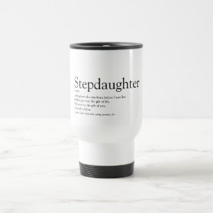 World's Best Ever Stepdaughter Definition Fun Travel Mug