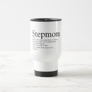 World's Best Ever Stepmom, Stepmother Definition Travel Mug