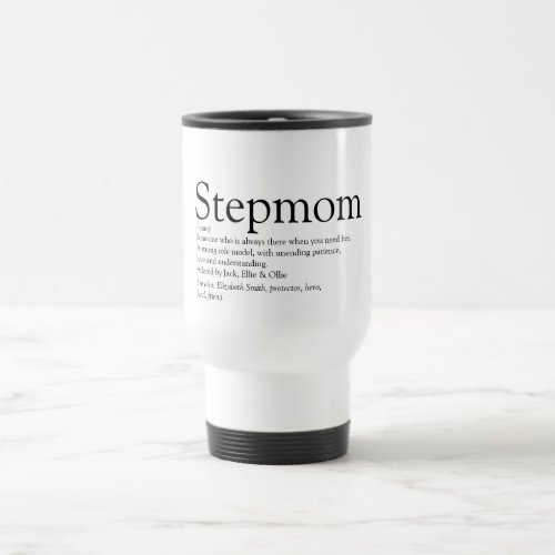 Worlds Best Ever Stepmom Stepmother Definition Travel Mug