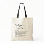 World's Best Ever Teacher Definition Tote Bag World's Best Ever Teacher Definition Tote Bag