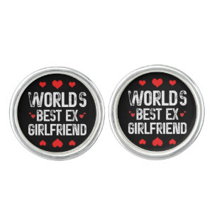 World's Best Ex Girlfriend Cute Funny Sayings Cool Cufflinks