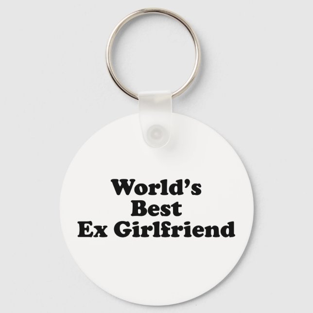 World's Best Ex Girlfriend Keychain (Front)