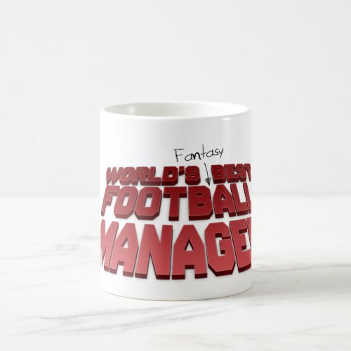Worlds Best Fantasy Football Manager Coffee Mug
