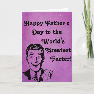 World's Best Farter Card