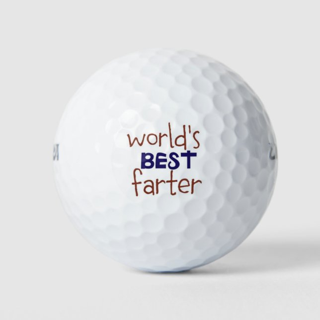 World's Best Farter Golf Balls (Front)
