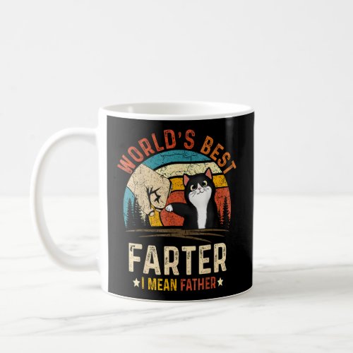 Worlds Best Farter I Mean Father  Best Cat Dad Eve Coffee Mug