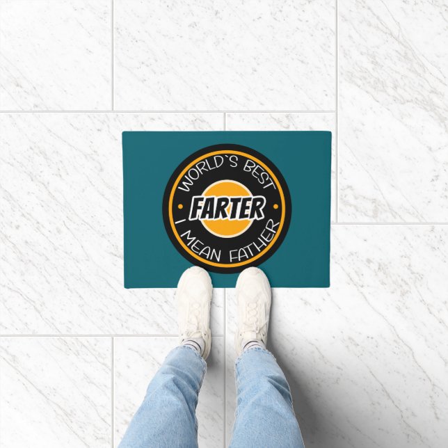 World's Best Farter I Mean Father Doormat (Indoor)