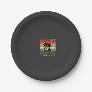 World's Best Farter I Mean Father Funny Dad Dog Paper Plates