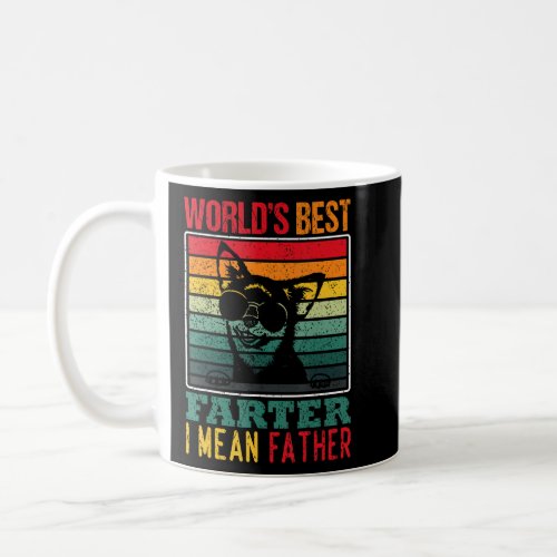 Worlds Best Farter I Mean Father Mens Best Dog Dad Coffee Mug