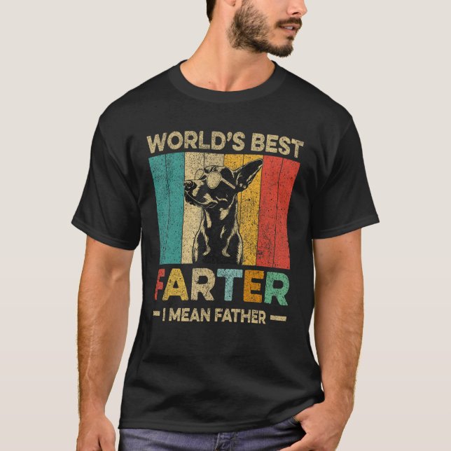 Worlds Best Farter I Mean Father Mens Fathers Day  T-Shirt (Front)